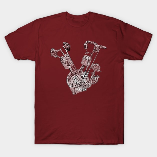 Naked Knuckle Two T-Shirt by motomessage